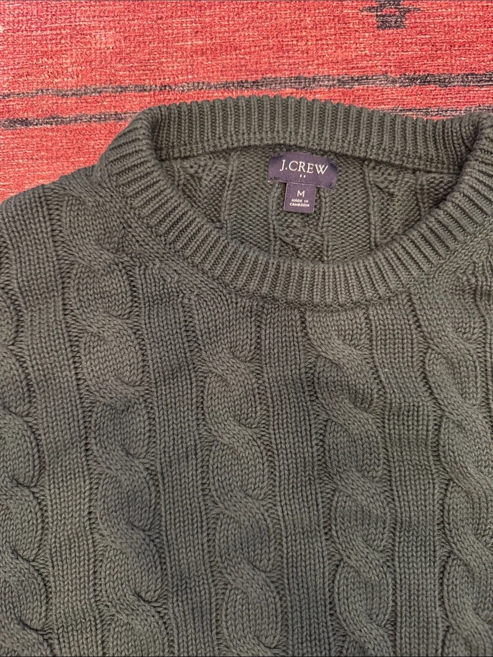 J. Crew timeless cable